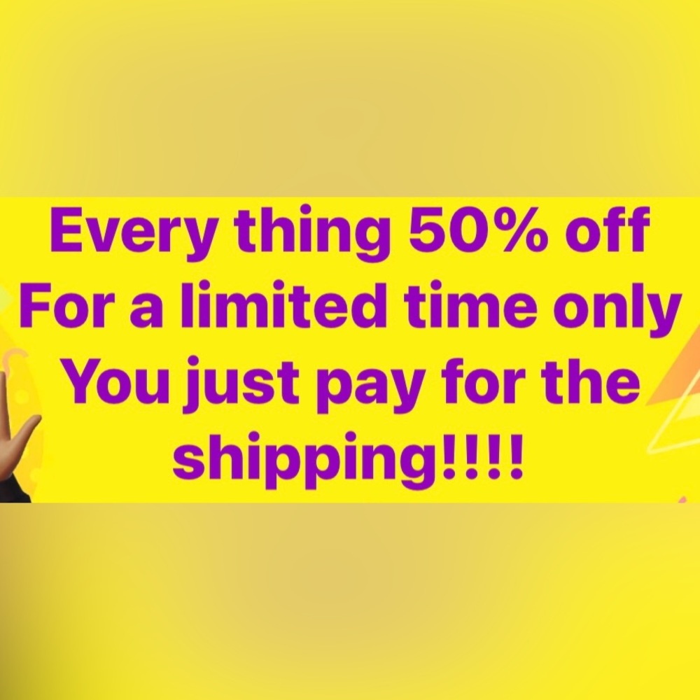 50% off everything